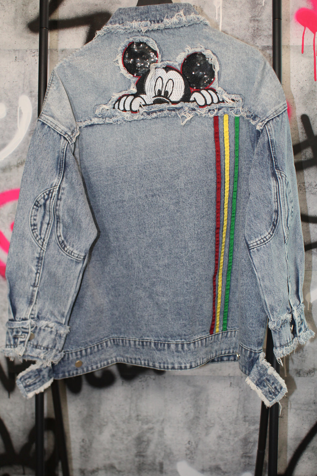 Mickey Patch Denim Jacket