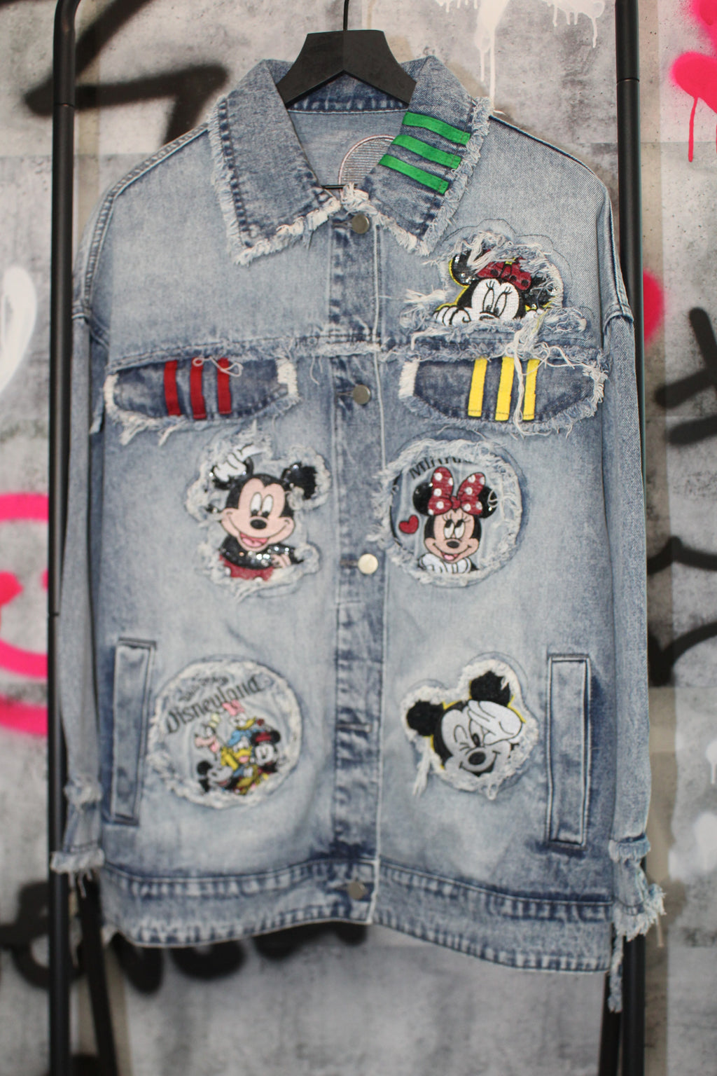 Mickey Patch Denim Jacket