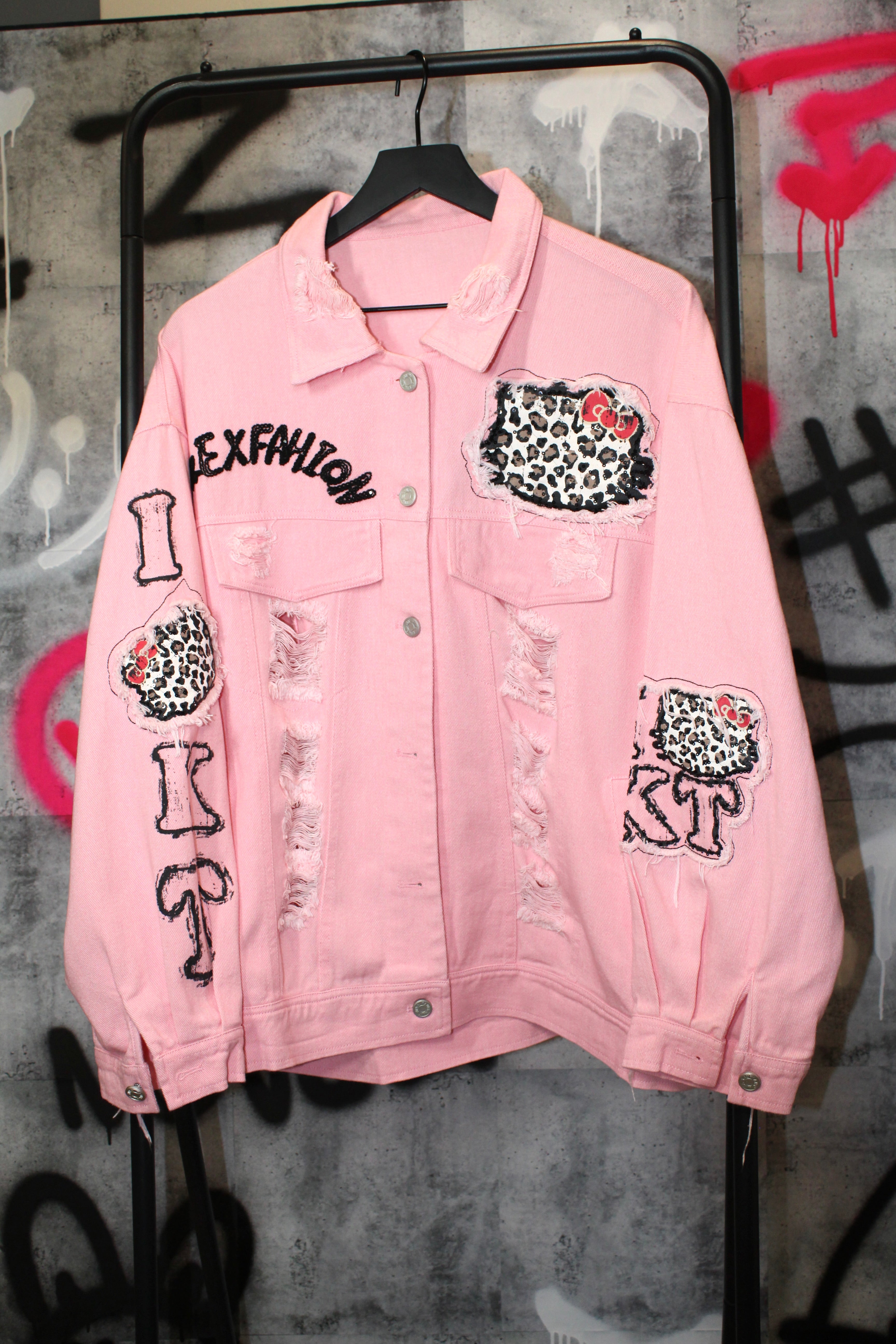 Bubblegum Rebel Denim Jacket