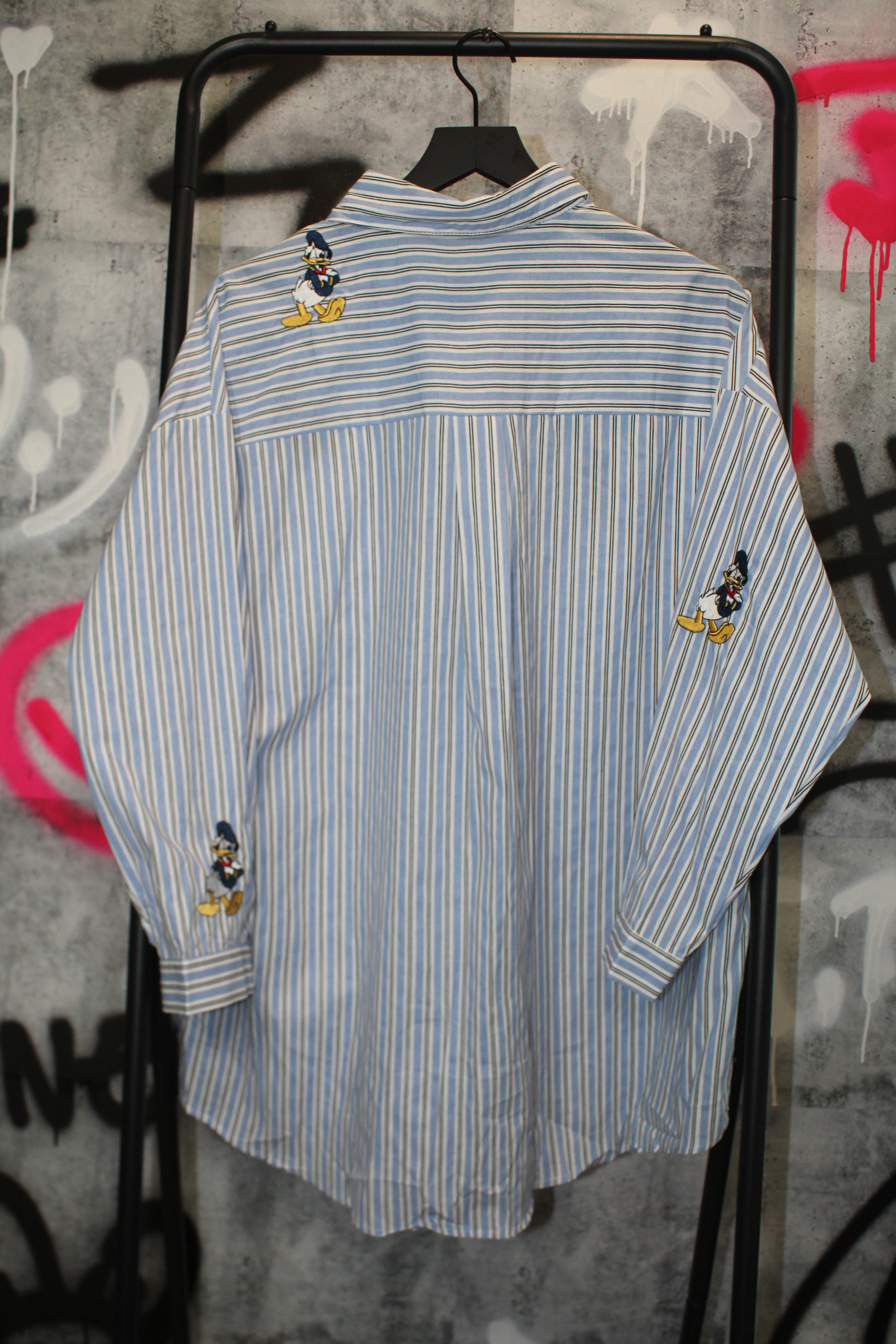 Donald Stripe Button-Up
