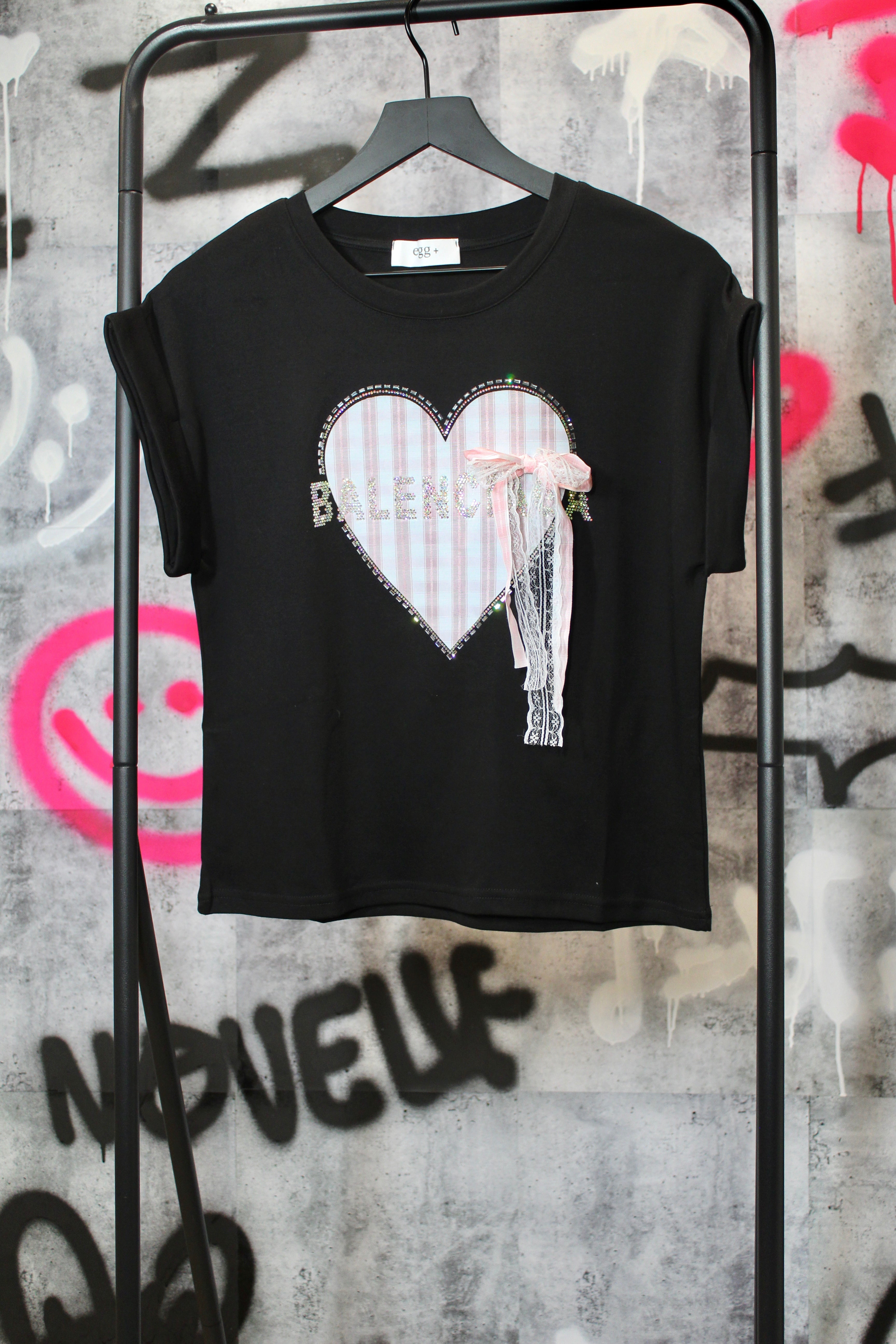 Blush Heart Drip Tee