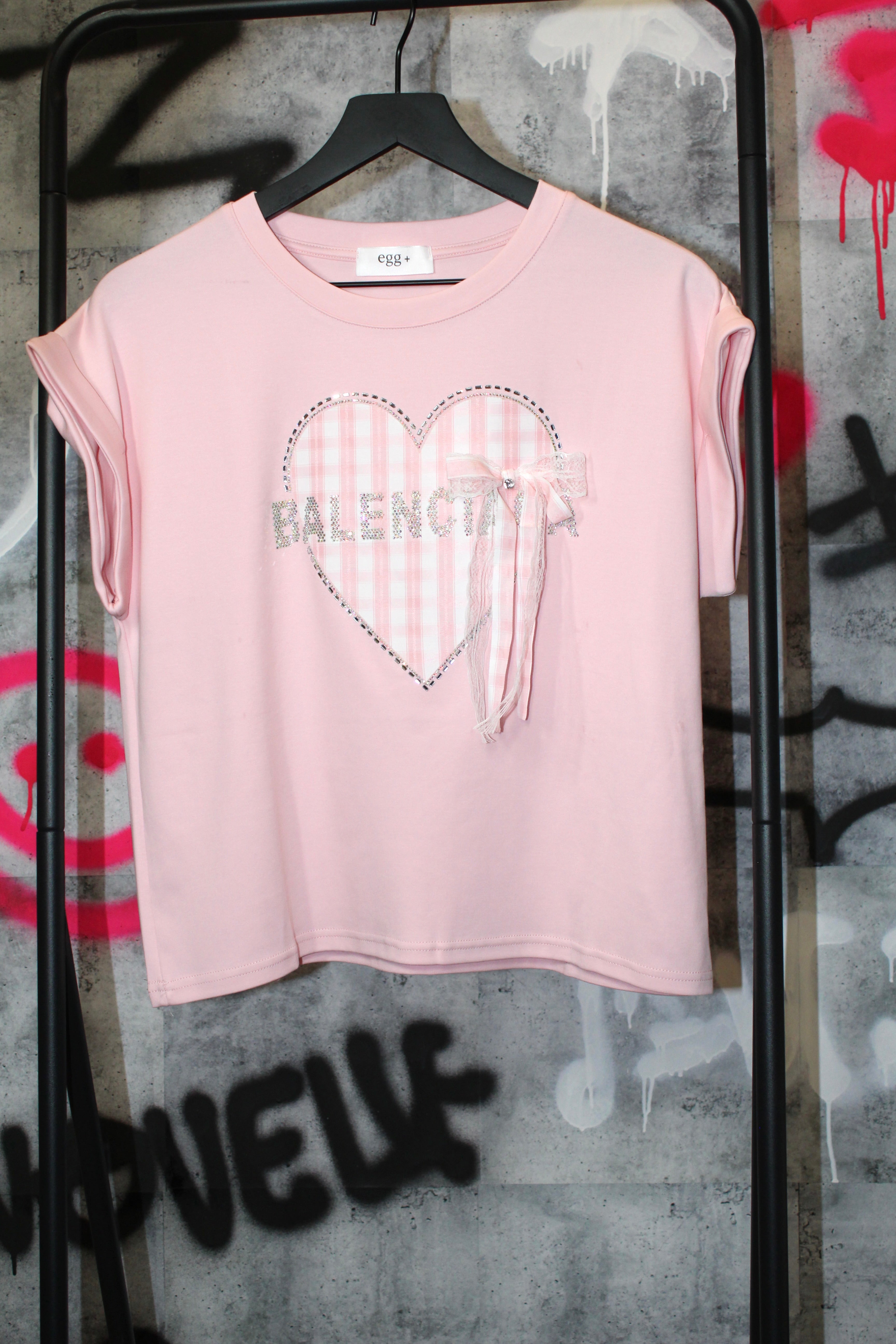 Blush Heart Drip Tee