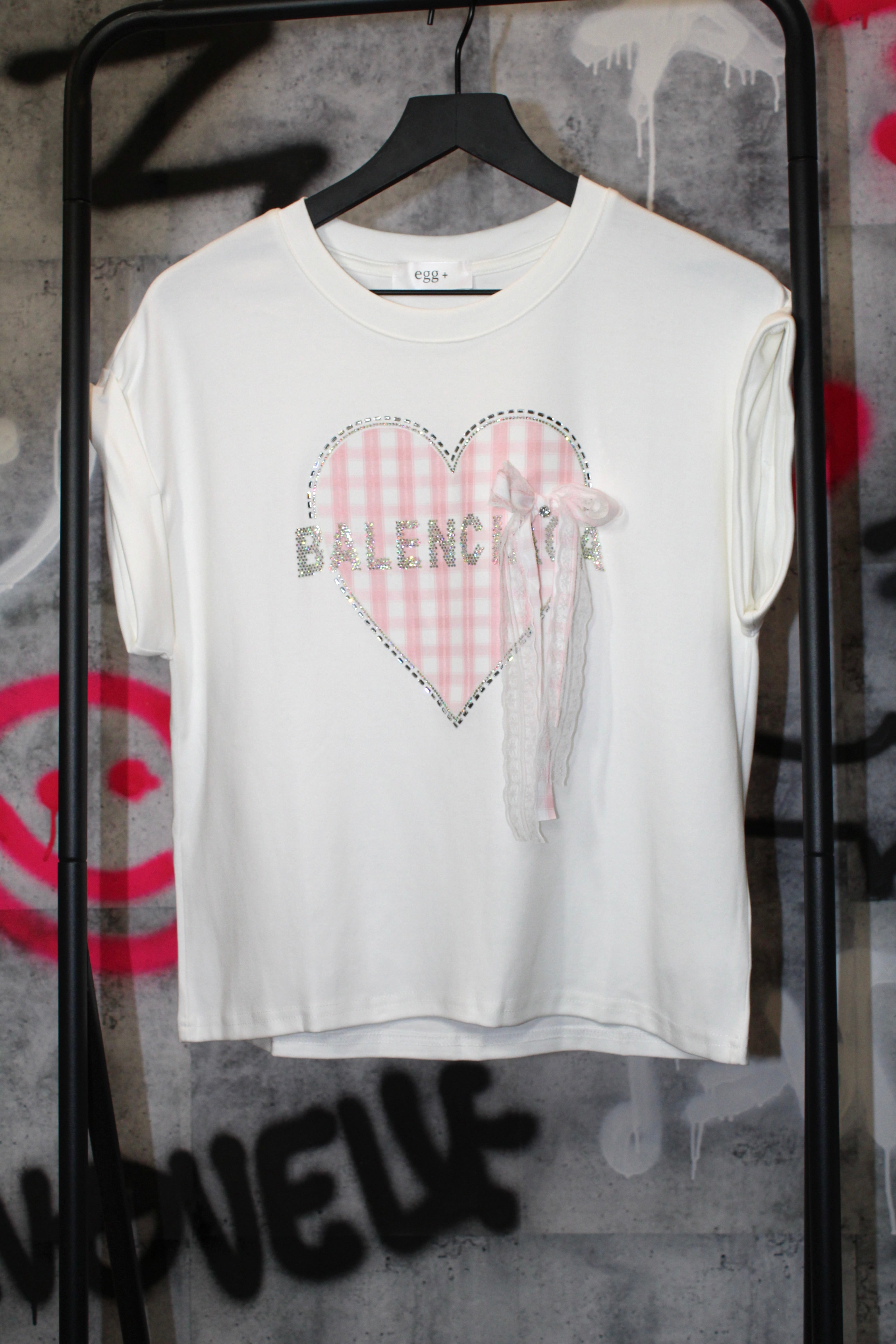 Blush Heart Drip Tee