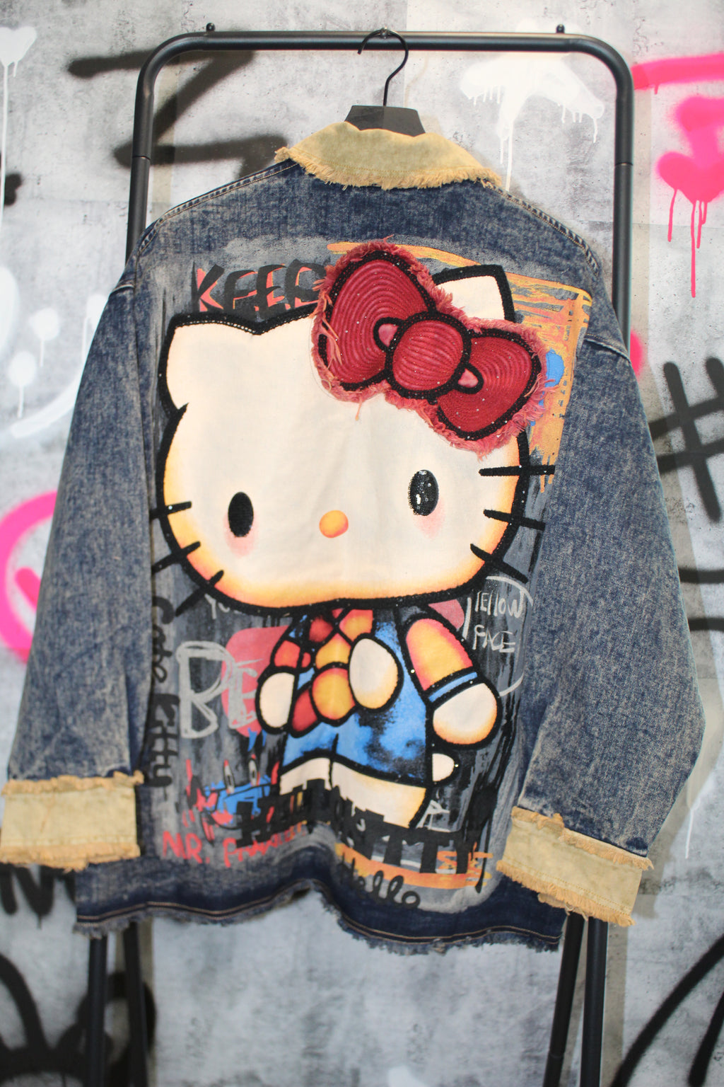 Vintage Cartoon Sherpa Jacket