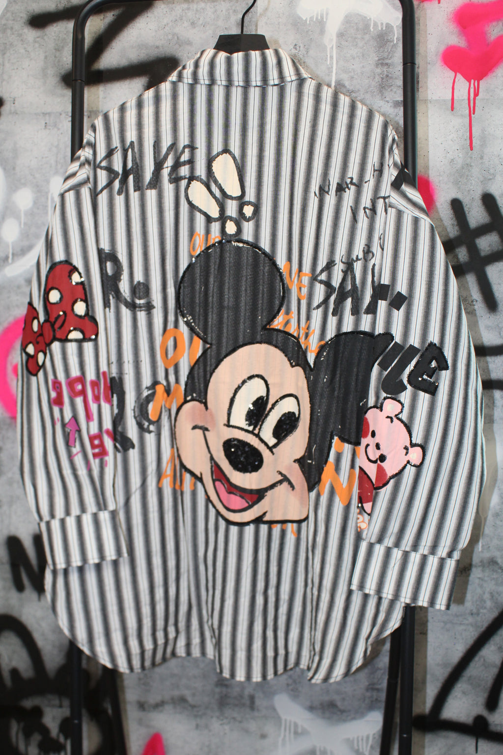 Tokyo Cartoon Stripe Shirt