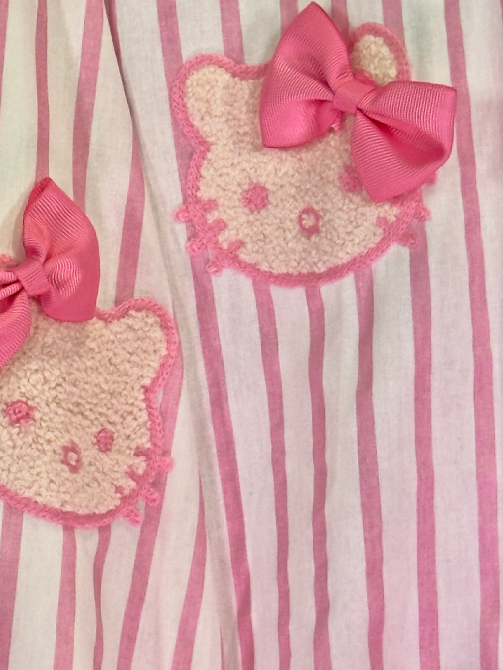 Pink Kitty Stripe Shirt