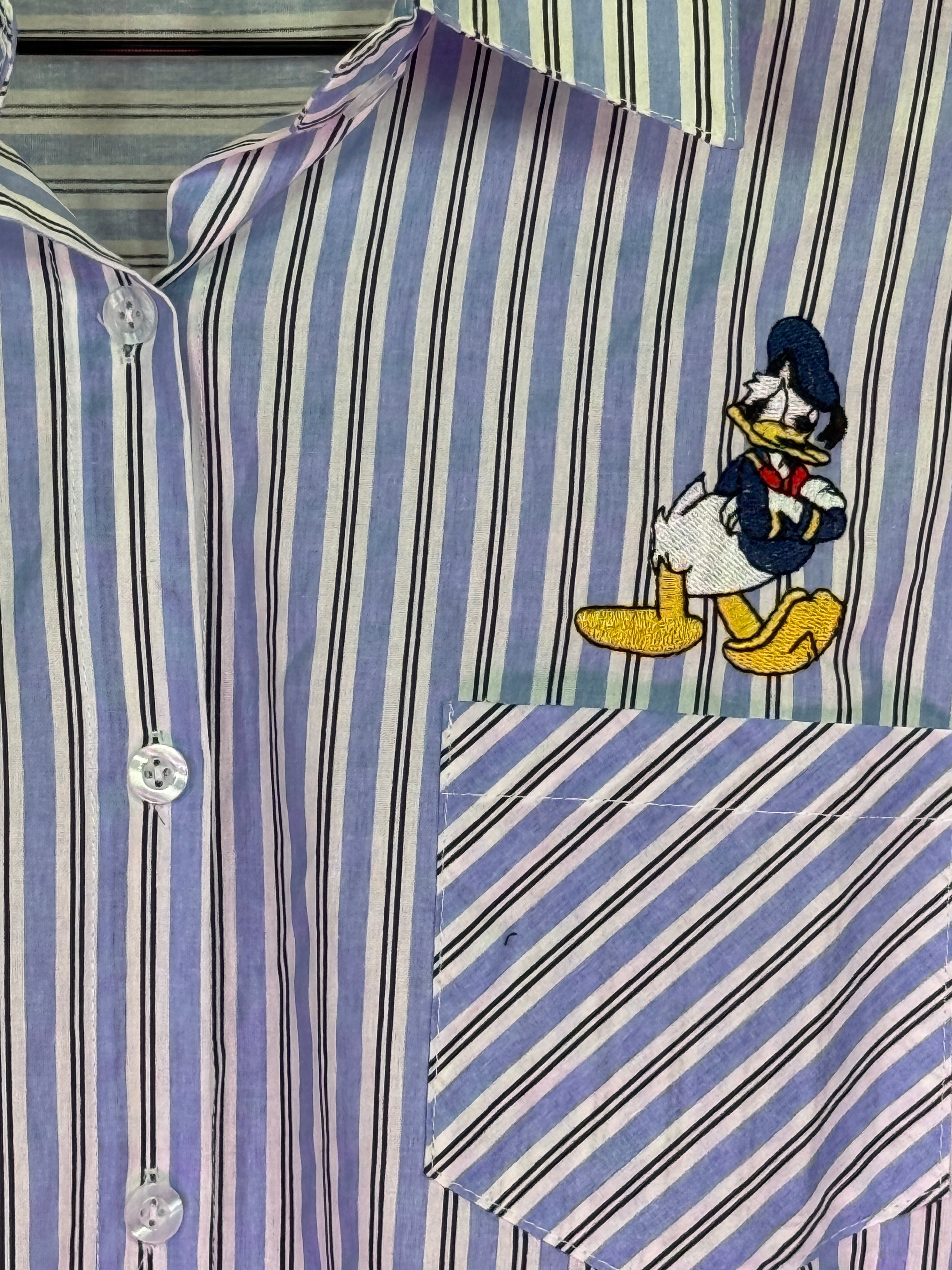Donald Stripe Button-Up