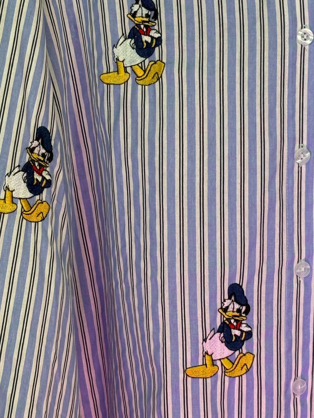 Donald Stripe Button-Up
