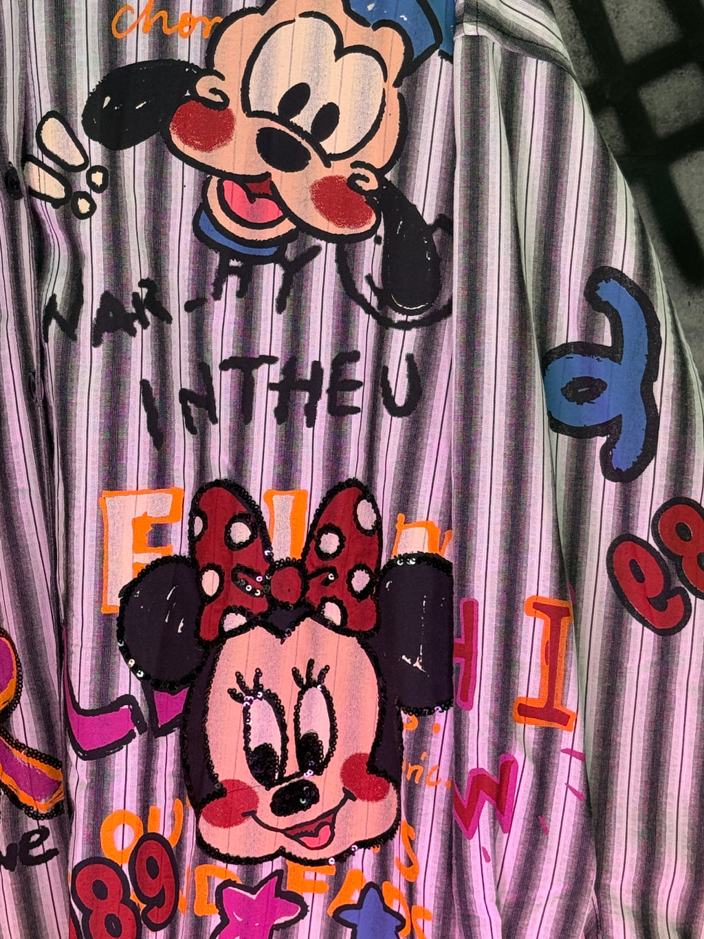 Tokyo Cartoon Stripe Shirt